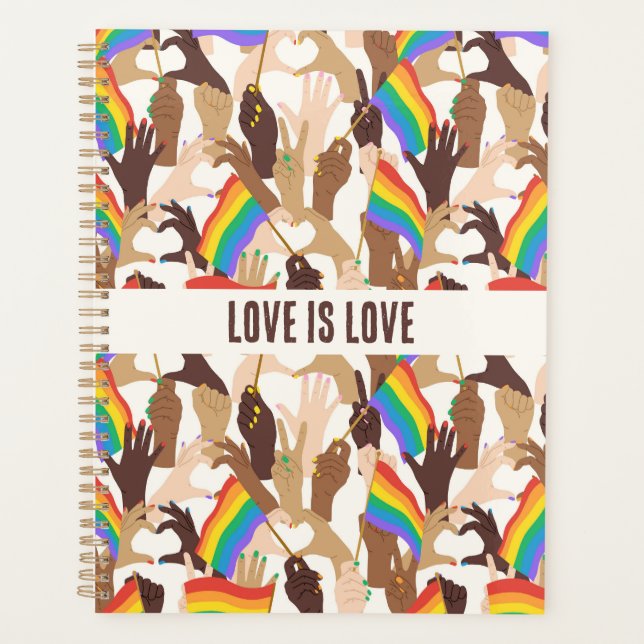 Agenda PRIDE Planer (Vorderseite)