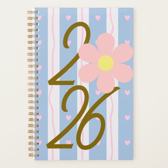 Agenda, wild hearts planner  planer (Vorderseite)