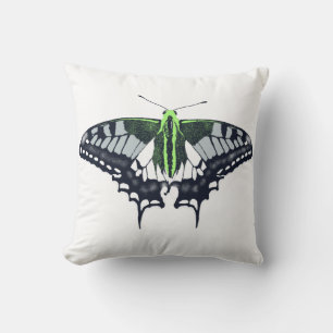 Agender Flag Swallowtail Butterfly Kissen