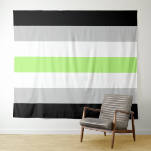 Agender-Flagge Extra Large LGBT Wandteppich