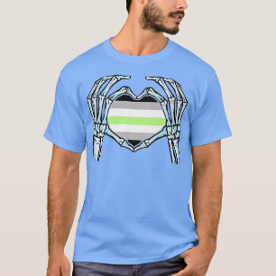 Agender Gay Skeleton Nichtbinäre Geschlecht  T-Shirt