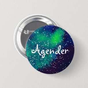 Agender kundengerechte Galaxie-Identität Button