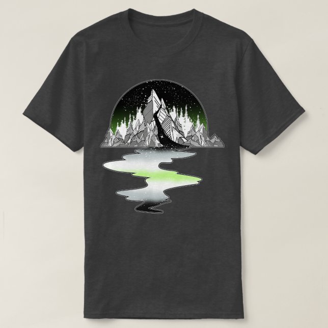 Agender Mountain River T-Shirt (Design vorne)