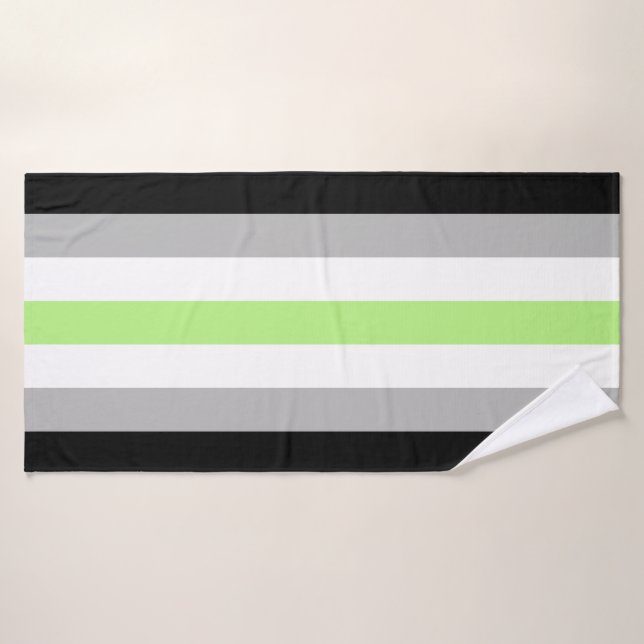 Agender Pride Flag Badehandtuch (Badehandtuch)