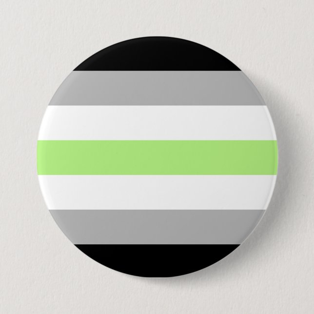 Agender Pride Flag Button (Vorderseite)