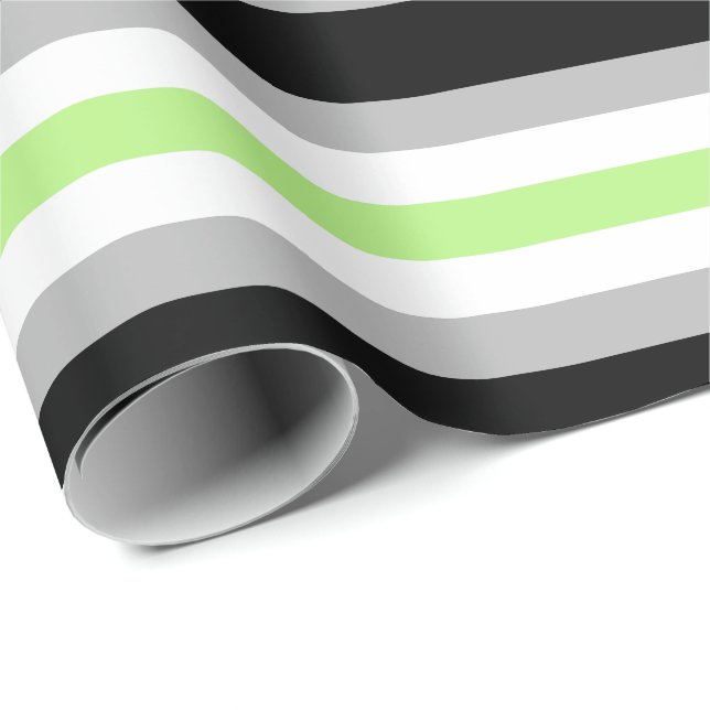 Agender Pride Flag Geschenkpapier (Rolleneckpunkt)