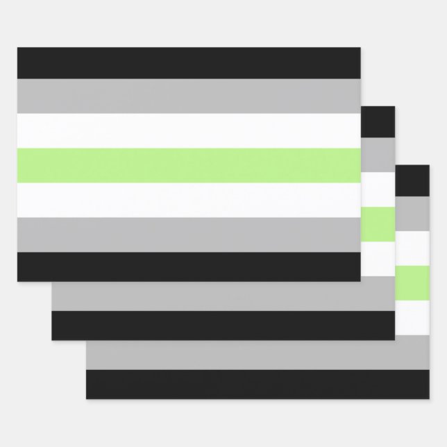 Agender Pride Flag Geschenkpapier Set (Set)