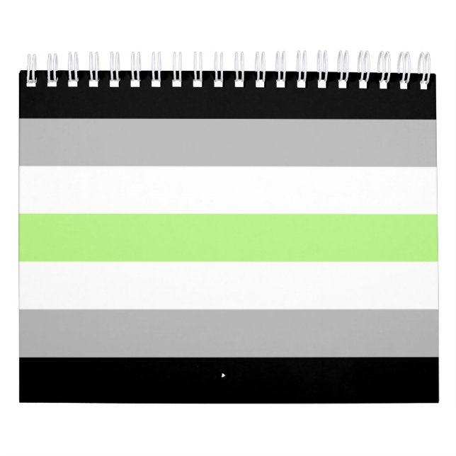 Agender Pride Flag Kalender (Titelbild)