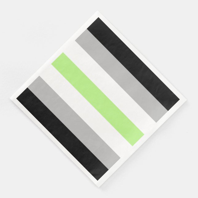 Agender Pride Flag Serviette (Ecke)