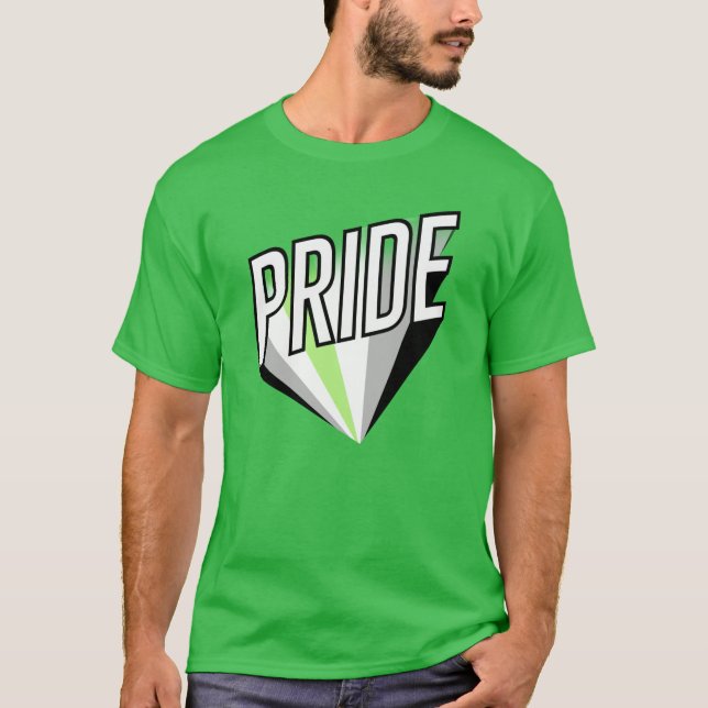 Agender Pride T-Shirt (Vorderseite)