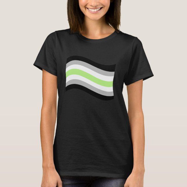 Agender Pride T-Shirt (Vorderseite)