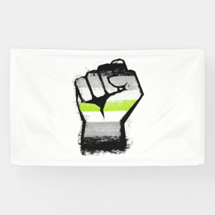 Agender Protest Faust Banner