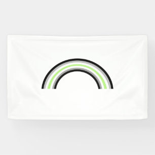 Agender Regenbogen Banner
