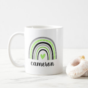 Agender-Regenbogen Personalisiert Kaffeetasse