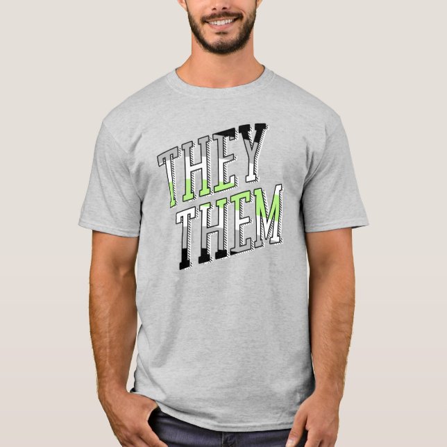 Agender Sie sie T - Shirt (Vorderseite)