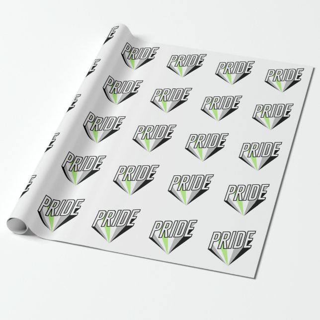 Agender Stolz Explosion Geschenkpapier (Ungerollt)