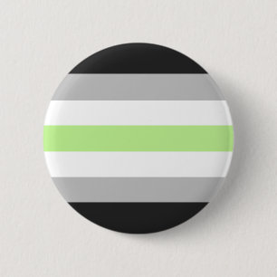 Agender Stolz-Flagge Button