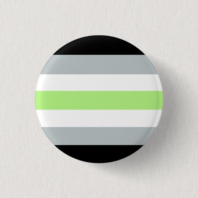 Agender Stolz-Knopf Button (Vorderseite)