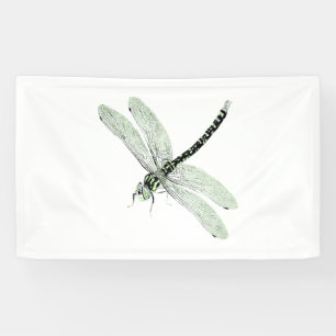 Agender-Stolz Vintage-Libelle Kunst Banner