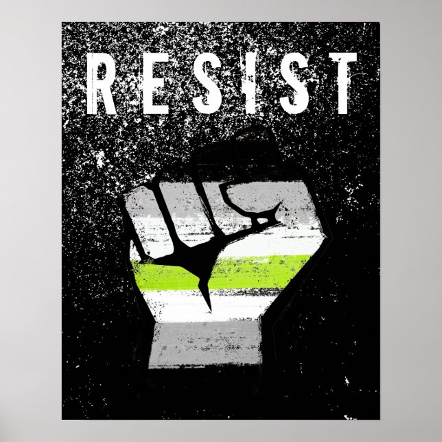 Agender Stolzfaust Poster (Vorne)