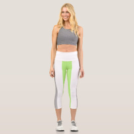 Agender-Stolzflagge – Agender-Identität LGBTQIA+  Capri Leggings