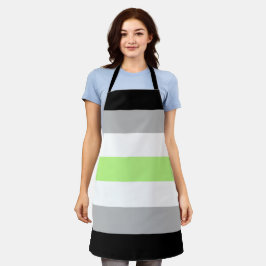 Agender-Stolzflagge – Agender-Identität LGBTQIA+  Schürze