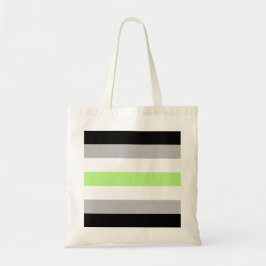 Agender-Stolzflagge – Agender-Identität LGBTQIA+  Tragetasche