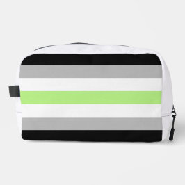 Agender-Stolzflagge – Agender-Identität LGBTQIA+  Waschbeutel