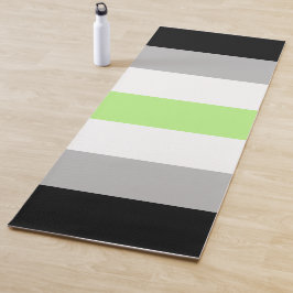 Agender-Stolzflagge – Agender-Identität LGBTQIA+  Yogamatte