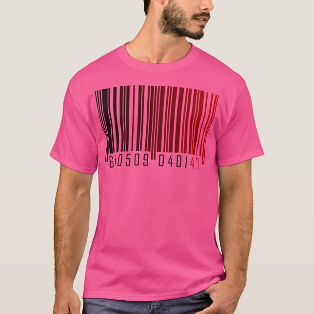 Agent 47 Strichcode T-Shirt (Vorderseite)