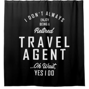 Agent-Arbeitsplatz-Geschenk Duschvorhang