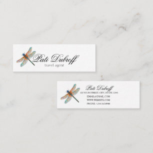 Agent Consultant für Fotocollage Mini Visitenkarte