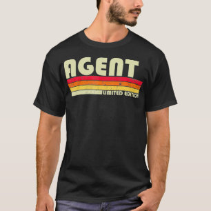AGENT Funny Job Title Professionals Geburtstagsarb T-Shirt
