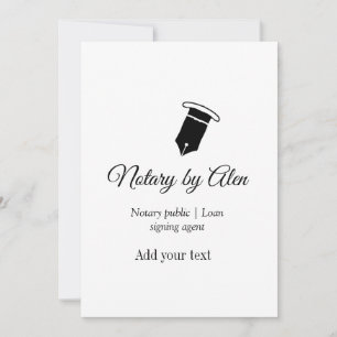 Agent für öffentliche Notare-Darlehen hinzufügen Einladung