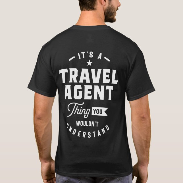 Agent-Jobgeschenk T-Shirt (Rückseite)
