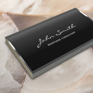 Agent-Karte für den Metallgrenzverkehr Visitenkarte