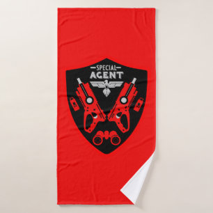 Agent-Kid Badehandtuch