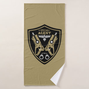 Agent-Kid Badehandtuch