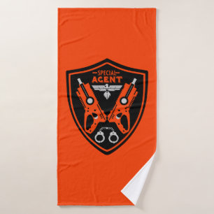 Agent-Kid Badehandtuch