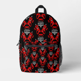Agent-Kid Bedruckter Rucksack