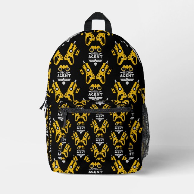 Agent-Kid Bedruckter Rucksack (Vorderseite)
