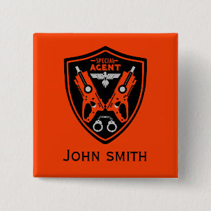 Agent-Kid Button