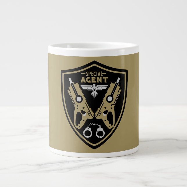 Agent-Kid Jumbo-Tasse (Vorderseite)