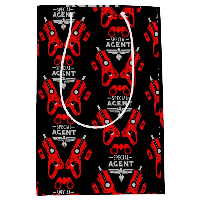 Agent-Kid Mittlere Geschenktüte (Vorderseite)