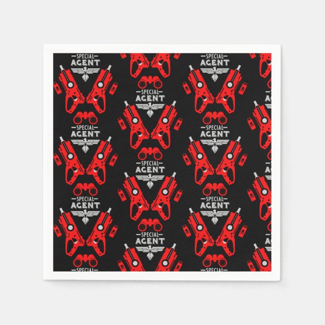 Agent-Kid Serviette (Vorderseite)