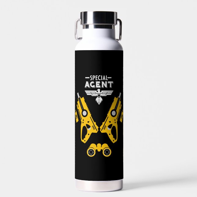 Agent-Kid Trinkflasche (Vorne)
