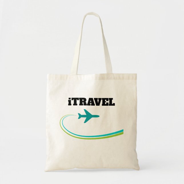 Agent-Logo-Geschäft für Flugzeuge Tragetasche (Vorne)