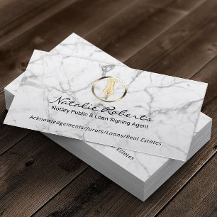 Agent-Marmor des öffentlichen Goldschmiedetts Visitenkarte