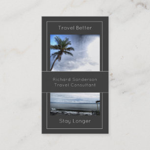 Agent mit QR-Code Visitenkarte