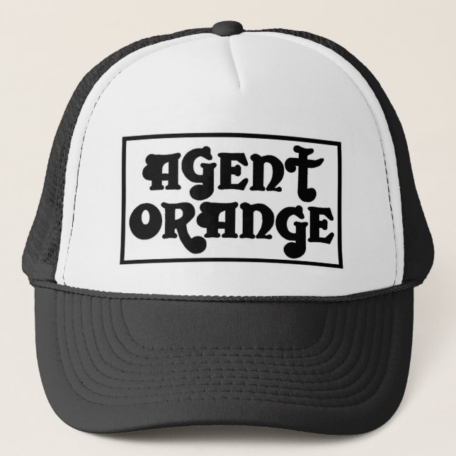 Agent-orange "Ampere" Truckerkappe (Vorderseite)